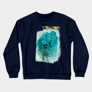 Abstract Watercolour: Summer Rain Crewneck Sweatshirt